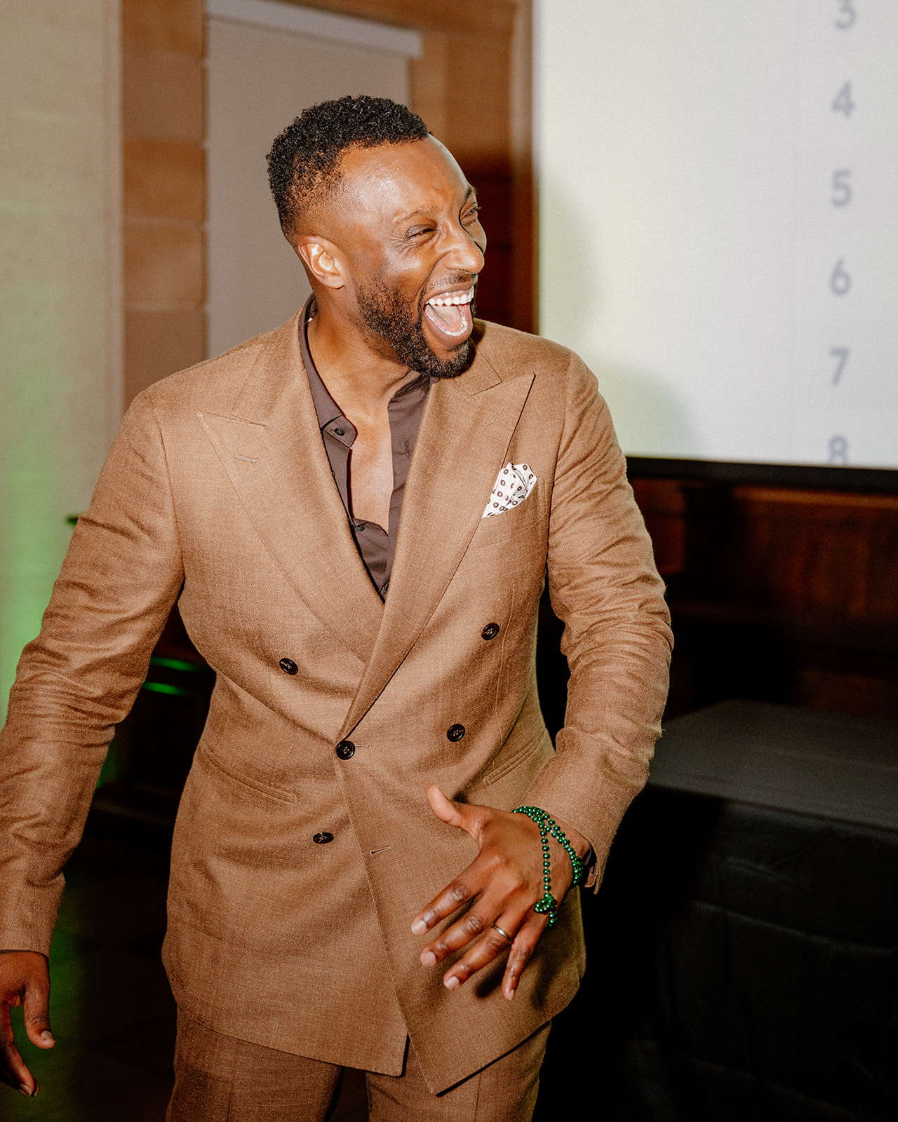 Ronnell Richards speaking at an event